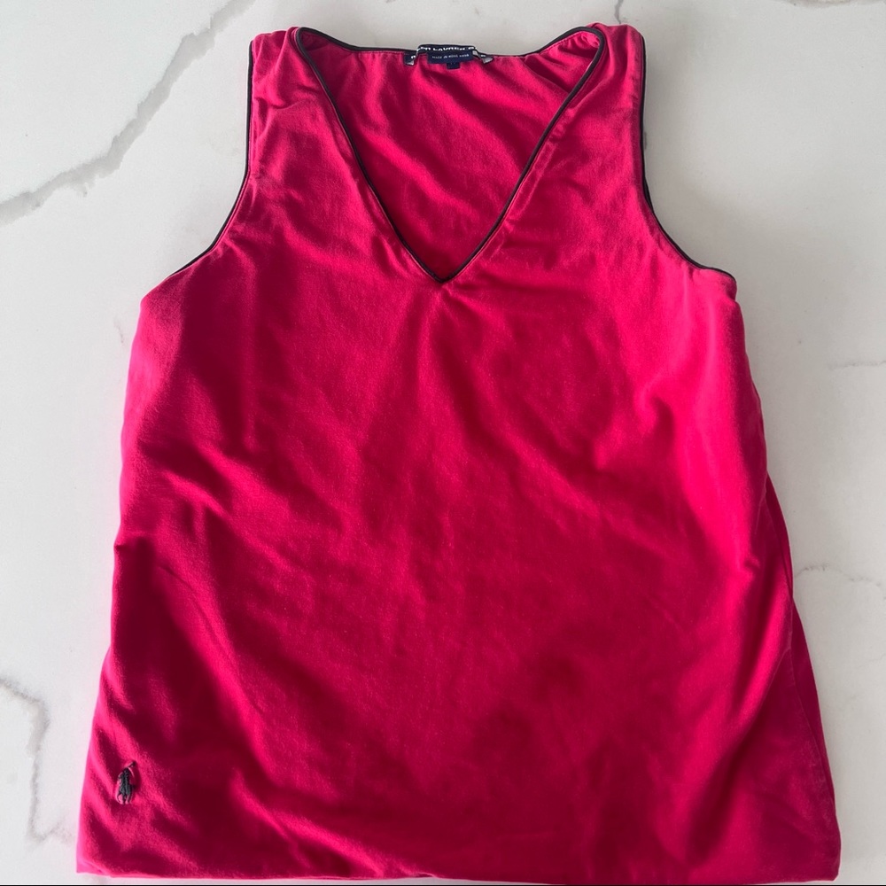 Medium Ralph Lauren Golf Red Tank Top